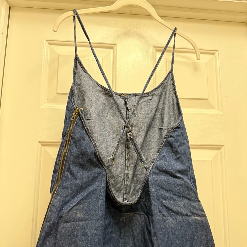 Tobi Navy Wide-Leg Jumpsuit - Picture 4 of 12